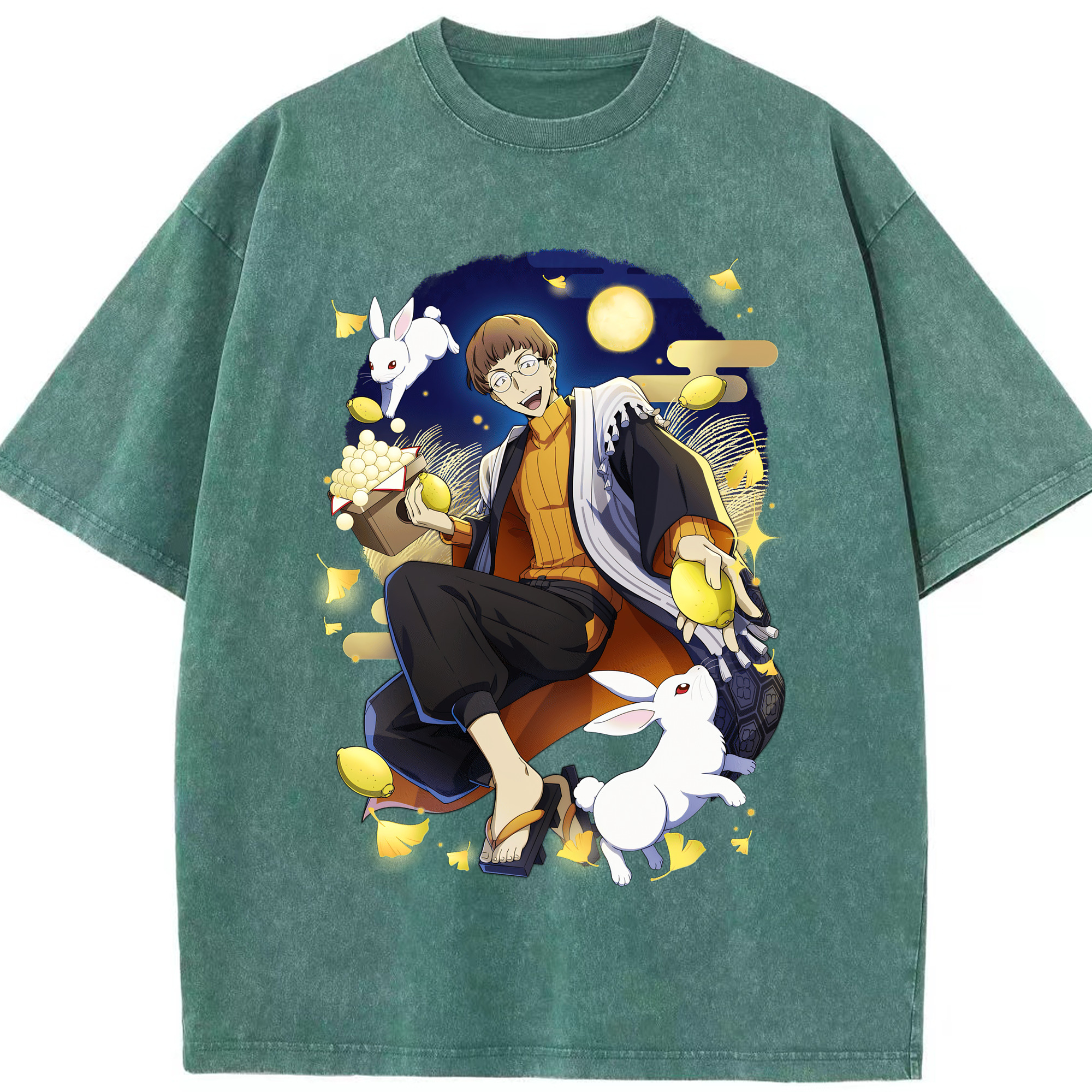 （画像用） 文豪ストレイドッグス Bungo Stray Dogs 綿100% ヴィンテージ風 半袖Tシャツ（フロントプリント）